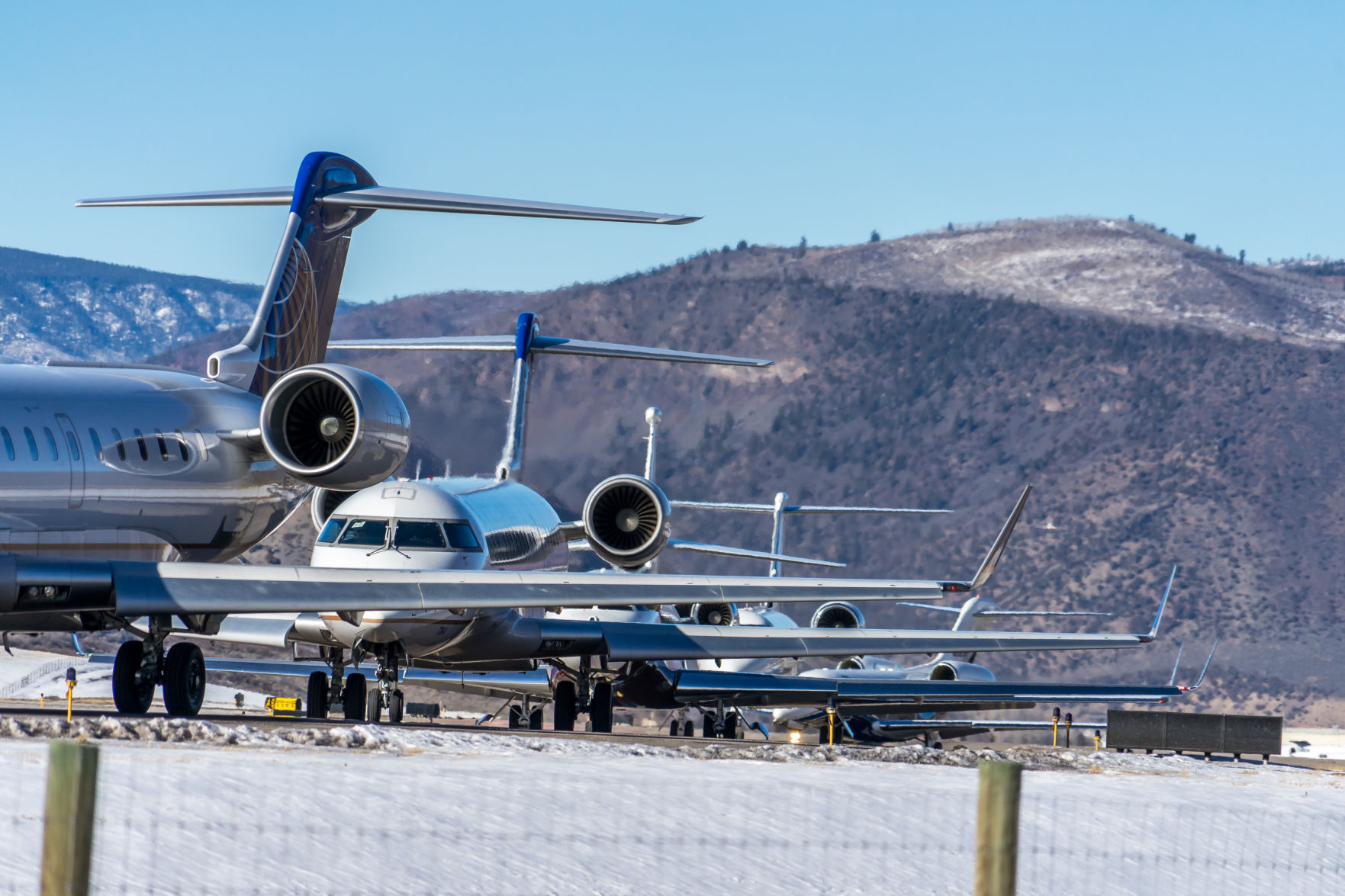 jets on runway